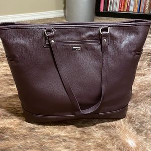 Thirty one faux leather computer bag
